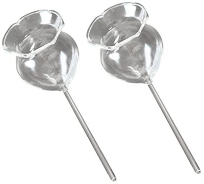 TINEASUR 2 Piezas Dispositivo De Riego Automático De Vidrio Transparente para Plantas De Interior Riego Automático De Plantas Bebedero para De Interior