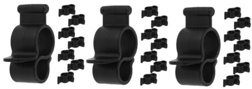 ULTECHNOVO 3sets Trunk Organizer Car Umbrella Hooks Versatile Auto Hanger Storage for Umbrellas Handbags in Car 8pcs*3