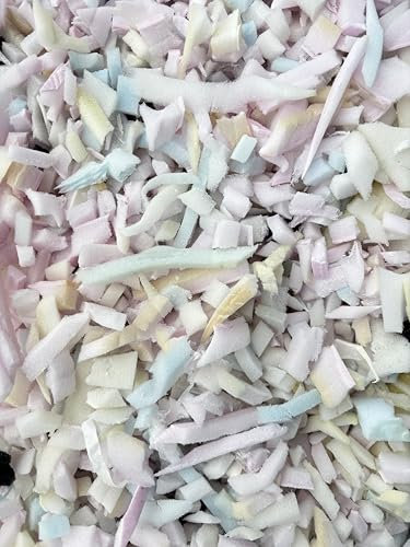 All4All Schaumstoffflocken 5kg - Füllmaterial - Kissenfüllung & Teddyfüllung - Bastelbedarf - Schaumstoff Flocken - Plüschtiere - Schaumstoff - Füllstoff - Kissen