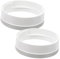 ABOOFAN 2pcs Air Conditioning Duct Interface Gasket Thermostat Pipe Coil Portable Air Conditioner Connectors Air Conditioner Hose Coupler Adapter Exhaust Hose Connector Plastic White