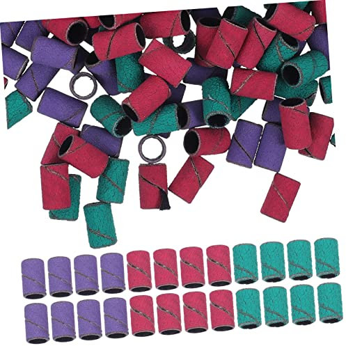 Ipetboom Cajas De Bandas De Lijado Para Uñas De Granulaciones Para Manicura Profesional y Bandas De Para Uñas