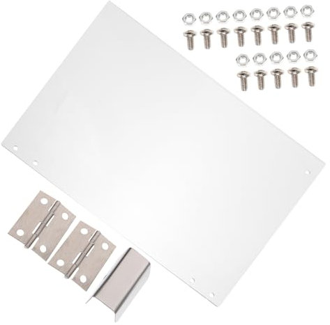 NAMOARLY Household Baffle Popping Corn The Popcorn House Door for Popcorn Machine Popcorn Machine Replacement Parts Popcorn Boxes Popper Quest Chips Popcorn Machine Accessories White Pvc