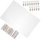 NAMOARLY Household Baffle Popping Corn The Popcorn House Door for Popcorn Machine Popcorn Machine Replacement Parts Popcorn Boxes Popper Quest Chips Popcorn Machine Accessories White Pvc