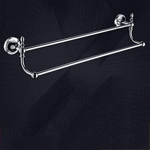 asdchZen Porte-Serviettes Porte-Serviettes Double Porte-Serviettes, Porte-Serviettes en Cuivre, Ustensiles De Cuisine, Étagères Étagère À Serviettes De Salle De Bain, 80 Cm