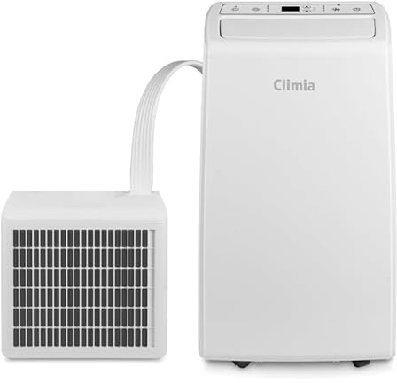 CMK 3500 Climatiseur mobile 4 en 1 avec fonction de chauffage - Refroidissement, chauffage, déshumidification et ventilation - Climatiseur compact, léger et puissant - Pour la maison, le bureau et le