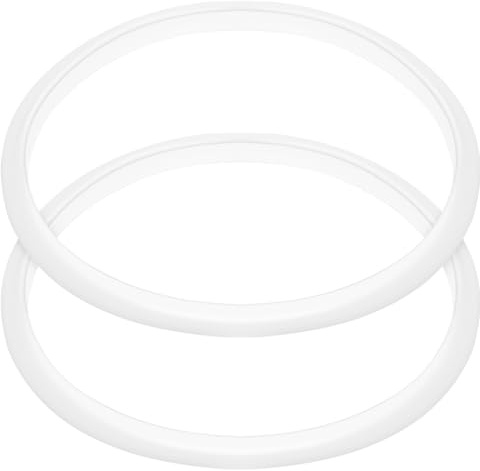SHINEOFI Pressure Cooker Gasket Replacement 16Cm Inner Diameter Sealing Ring Pressure Cooker Accessories Stove Pot Seal Ring 2 Pack Thick Heat Resistant Easy Install