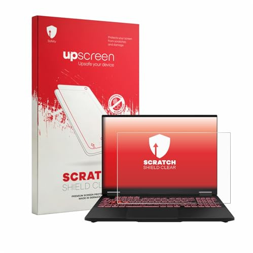 upscreen Schutzfolie für ASUS TUF Gaming F16 FX608 – Made in Germany, Kristall-klar, Kratzschutz, Anti-Fingerprint
