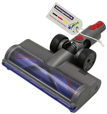 Staubsaugerladen.de Bodendüse kompatibel mit Dyson V7 V8 V10 V11 V15 alle Modelle Bürstenaufsatz mit LED Beleuchtung und Möbelschutzband Motorhead Motorbürste Bürste Animal Pro Fluffy Absolute Parquet