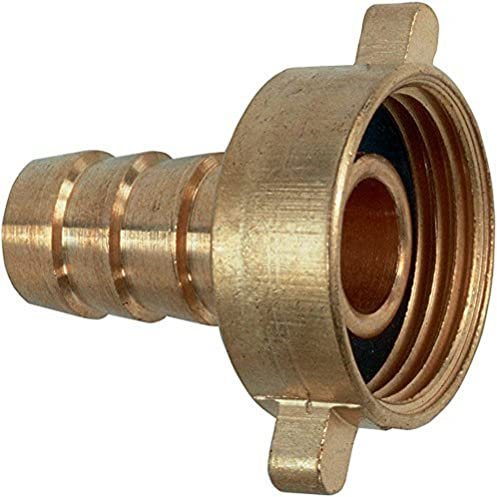 Cornat Schlauchverschraubung 1/2 x 1, Messing / Schlauchverbindung / Garten Bewässerung / FLOR92385 Mehrfarbig