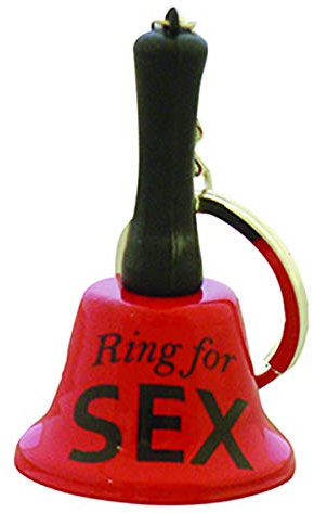 Diabolical Gifts DP0798 Mini-Ring für Sex-Schlüsselanhänger, Rot/Schwarz
