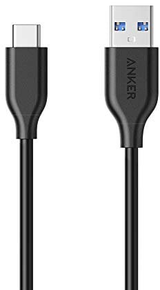 Anker Câble USB C vers USB 3.0 de 90 cm PowerLine+ Extra Solide avec une Pochette pour Appareils USB Type C (Samsung Galaxy S8/S8+/S9, nouveau MacBook, Google Pixel, Nexus 6P, LG V20/G5/G6 …)