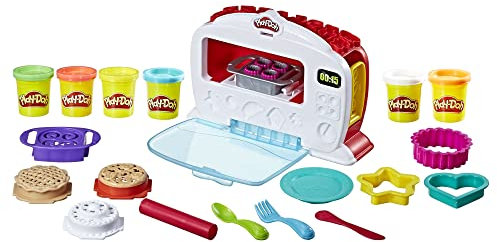 Play-Doh Kitchen Creations - Juego de comida mágica para niños de 3 años en adelante con luces, sonidos y 6 colores no tóxicos