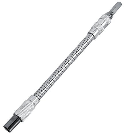 1/4 Supporto Albero Flessibile a Vite per Trapano a Vite Cacciavite a Collegamento per Cacciavite a Trapano Elettronico 200mm