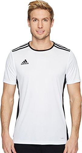 Adidas Men's Entrada 18 Jersey, White/Black, 2X-Large