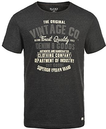 Blend BHVadim Herren T-Shirt Kurzarm Shirt Rundhals-Ausschnitt