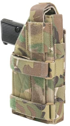 EXCELLENT ELITE SPANKER Taktische verstellbare Pistolenholster für M1911 Glock 17 G18 G19 G26 G34 XD-45acp CZ P-10C Molle Holster (MC)