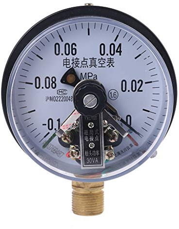 BIlinli YXC-100 4'' -0.1MPa 30VA Electric Contact Vacuum Pressure Gauge Water Pump Pressure Magnetic Assistant Control Equipment