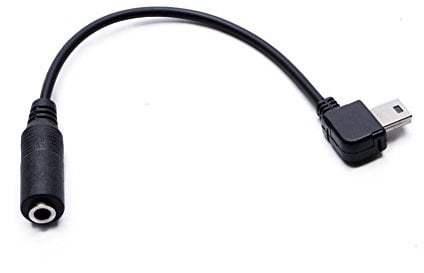 suoryisrty 3.5mm Mini USB Microphone Mic Adapter Cable for GoPro Hero 3 3+ 4 Camera