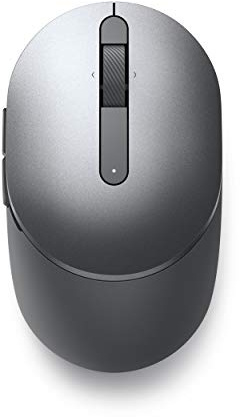 Dell MS5120W-Titan Grey Pro Wireless Dual Connectivity Maus (Bluetooth 5.0/Wireless 2.4G) mit programmierbarer Taste