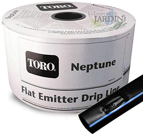 Suinga. 2400m CINTA GOTEO 16mm riego 30 cm. Galga espesor de pared 8 mil. GOTEROS CADA 30 cm. Tuberia plana con caudal 1,08 litros por hora