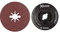 Bosch Professional 25x Expert R781 Prisma Ceramic X-Lock Fibre Discs (Ø 125 mm, Grit 80, Accessories X-Lock Angle Grinder) + Bosch Professional Backing Pad, Medium Hard (X-Lock, Diameter 125 mm)
