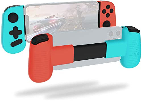 TUDIA Easy Snap On Hard Case Compatible with Backbone One Gaming Controller [for iOS Version Only], Snug Fit Protective Tough Case Anti-Scratch Extra Grip Cover [CASE ONLY] - (Red/Blue)