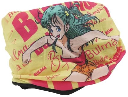 CYPBRANDS Unisex Dragon Ball-Bulma Schlauchschal, gelb, One Size