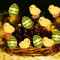 Eledreme lichterkette ostern 20 led osterdeko für draußen, warmweiß osterküken lichterkette außen batterie, ostern deko lichterkette innen batterie für Ostern Festival Party garten