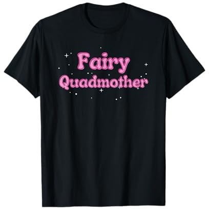 Cute Women's Oversized Gym Pump Cover Fairy Quadmother T-Shirt