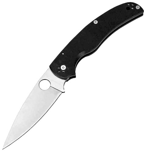 Joa Taschenmesser Klappmesser scharf Outdoor messer Survival jagdmesser S30V Aus stahl messer loch metal messer Tragbar Camping messer Schwarz Multi Handliches Handwerkzeuge EDC