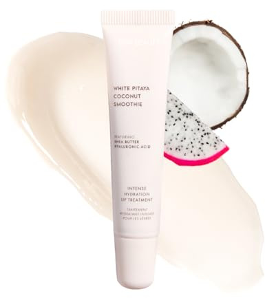 ESW Beauty White Pitaya Coconut Lip Treatment - Clear & Glossy with Shea Butter, Hyaluronic Acid, White Pitaya & Coconut for Intense Moisture & Dryness Prevention
