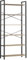 VASAGLE Bücherregal 6 Ebenen, Standregal mit Stahlrahmen, freistehendes Regal, Wohnzimmer, Schlafzimmer, Arbeitszimmer, 30 x 80 x 186 cm, Industrie-Design, kamelbraun-tintenschwarz LLS082B50