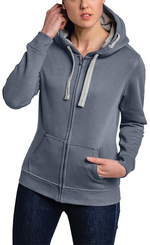 HRM Damen Jacket F Hoodie, Stone, L EU