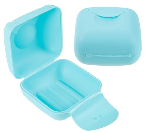 Healeved Storage Box 2-Pack Small Portable Protective Case Lightweight Carrier for Outdoor Use and Intimate Hygiene