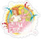 Spreadshirt Bibi Und Tina Let's Party Sticker, max. 10x10 cm, 10 x 10 cm, Weiß glänzend