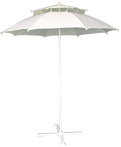 asdchZen 1,8 M/5,9 Fuß Doppelter Runder Sonnenschirm, Achteckiger Sonnenschutz, Faltbar, Uv-Schutz, Wasserdicht, Für Strand-/Pool-/Terrassenzelt, Überdachungszelt