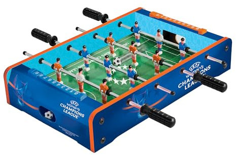 UEFA Women's Champions League 20-Inch Mini Table Football - UWCL Officially Licensed Merchandise, Compact Design, Family Entertainment, Sturdy Build Quality, Suitable for Kids & Adults