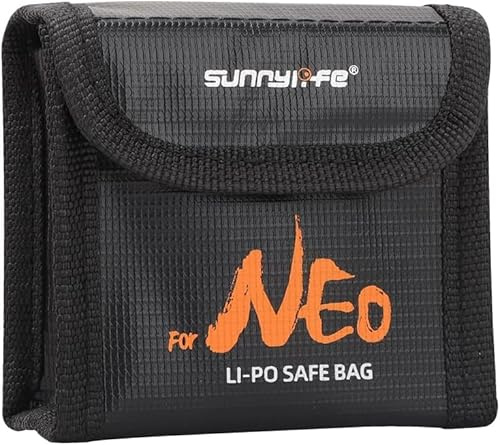 Explosionsgeschützte Sicherheitstasche für DJI Neo, batteriesichere Tasche für DJINeo, feuerfeste, explosionssichere Nylon-Lipo-Batterie-Tragetasche, Schutz, Aufbewahrungstasche, Tasche, Zubehör, (L)