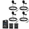 NEEWER 4er Lavalier Mikrofon, omnidirektionales Kondensator Ansteckmikrofon, kabelgebunden, für die Bühne YouTube Live Streaming kompatibel mit Rode Wireless GO II 2 DJI Wireless Mic Transmitter CM5