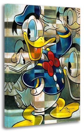 Donald Cartoon-Enten-Poster, dekoratives Gemälde, Leinwand, Wandposter und Kunstdruck, modernes Familienschlafzimmer-Dekor-Poster, 20 x 30 cm