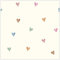 Musselin Bedruckt Blumen - Krepp Stoff Meterware Pflanzen - Double Gaze Tiere - Kreppstoff für Babys Leo, Baumwolle Mulltuch *ab 25 cm, Farbe: 045 Bunte Herzen