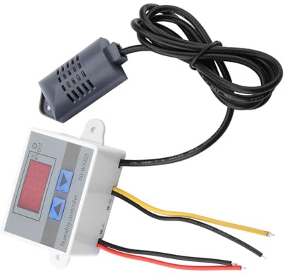Fabater Hygrometer Controller, Hygrometer, Wide Application Durable Light for Indoor Home Humid Air Humidification (#2)