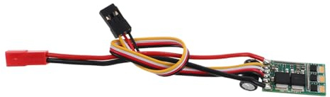 FRCOLOR Brushless Esc mit integriertem Spannungswandler kompatibel mit Lipo Batterien elektrischer Drehzahlregler für RC Flugzeugmodelle Ersatz für A560 stabile Stromversorgung vielseitig