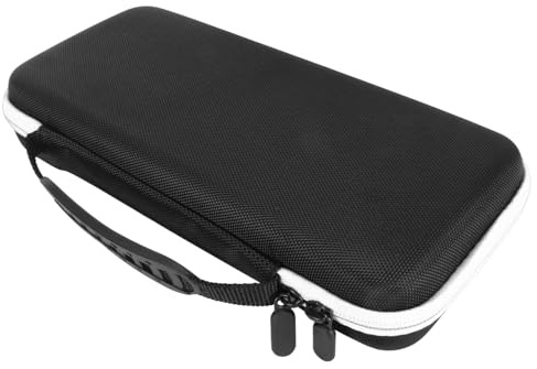RASTKY EVA Portable Storage Bag for ROG Ally 7 Gaming Handheld, Shockproof Handheld Game Console Carrying Case for Travel, Camping (White)