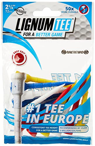 Longridge Tee Lignum Tees 72Mm As Tasche 12Pcs - Golf Tees (Plastik) Farbe: Multicolor: Größe: 72 mm