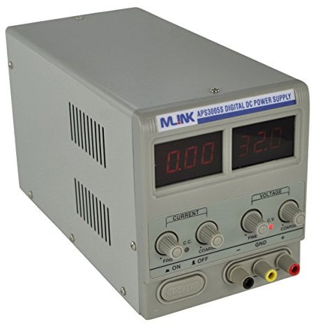 MLINK APS3005S- 30V, 5A Fuente Alimentacion Regulable con Display Digital