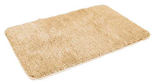Kinzler J-10007/35 Hellbraun Badematte, Mikrofaser, 70x120 cm