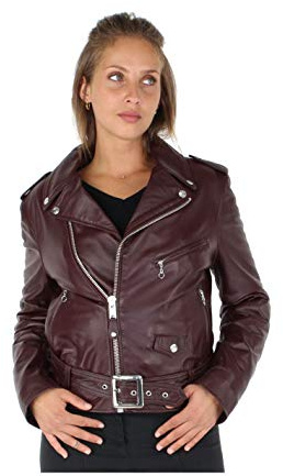 Schott NYC Women's Lcw8600 Jacket, Purple (Plum Plum), S UK