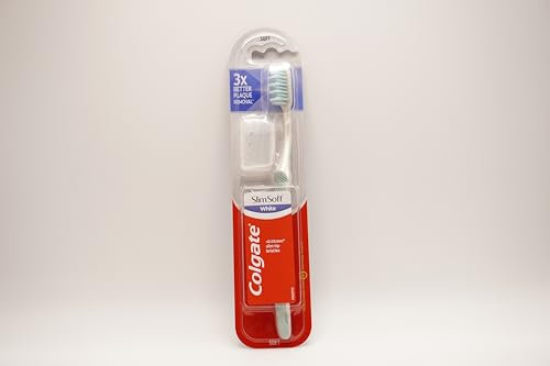 Colgate Super Slim Soft 0.01 mm White Tip Bristles Toothbrush Pack 3 (Colours Vary)
