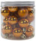 DECOLINE Weihnachtskugeln Set (A) Ø 3cm - 26 Stück Kupfer